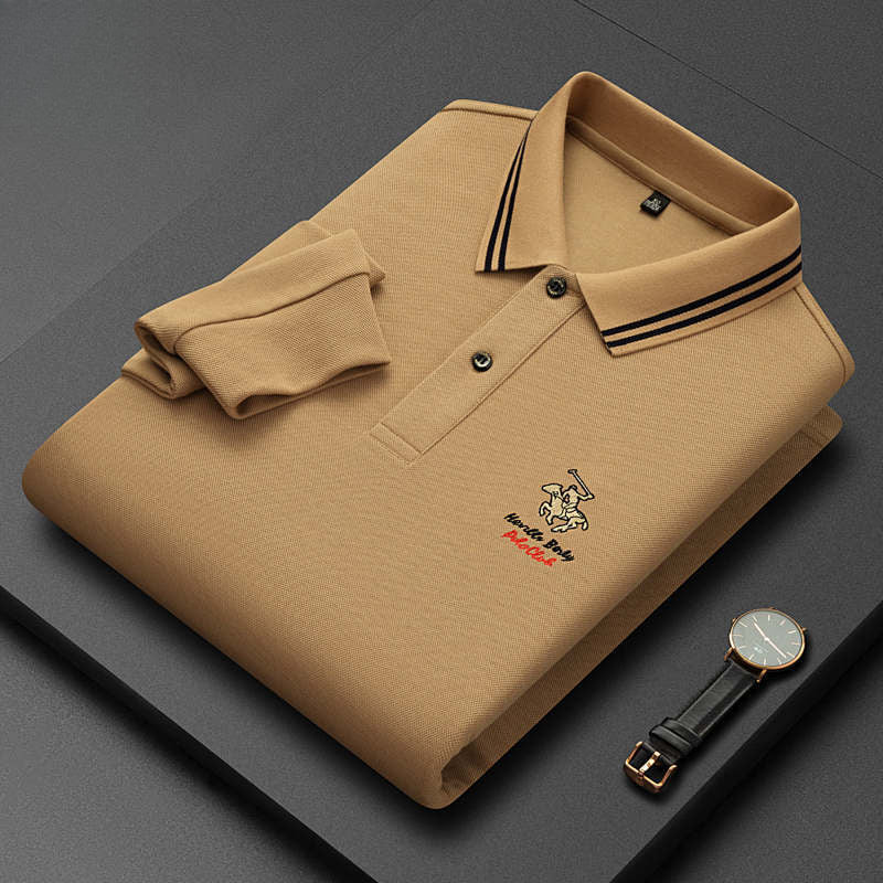 Men's Casual Fashion Embroidered Polo Shirt