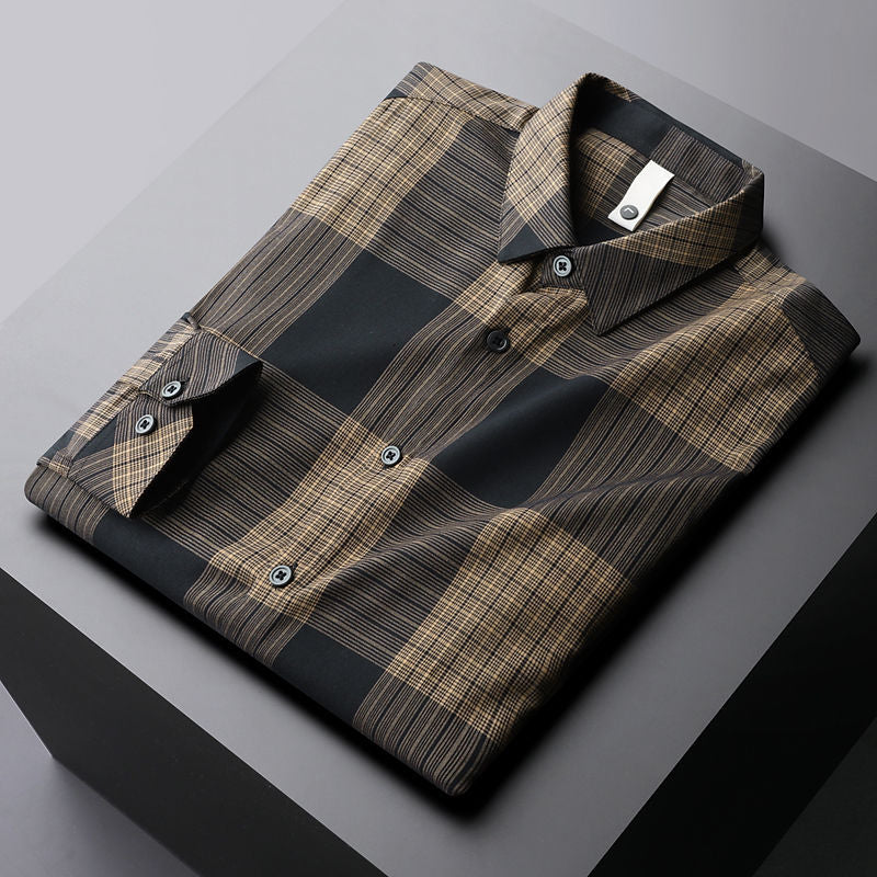 Men's luxury casual non-iron shirt