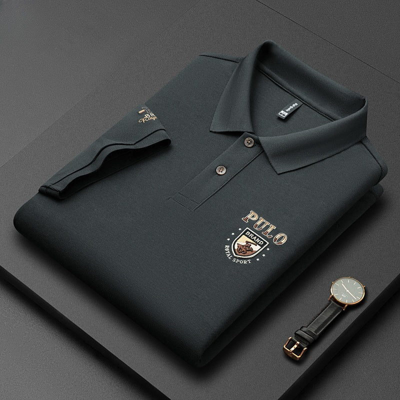 Men's New Cotton Fashion Business Polo Shirt