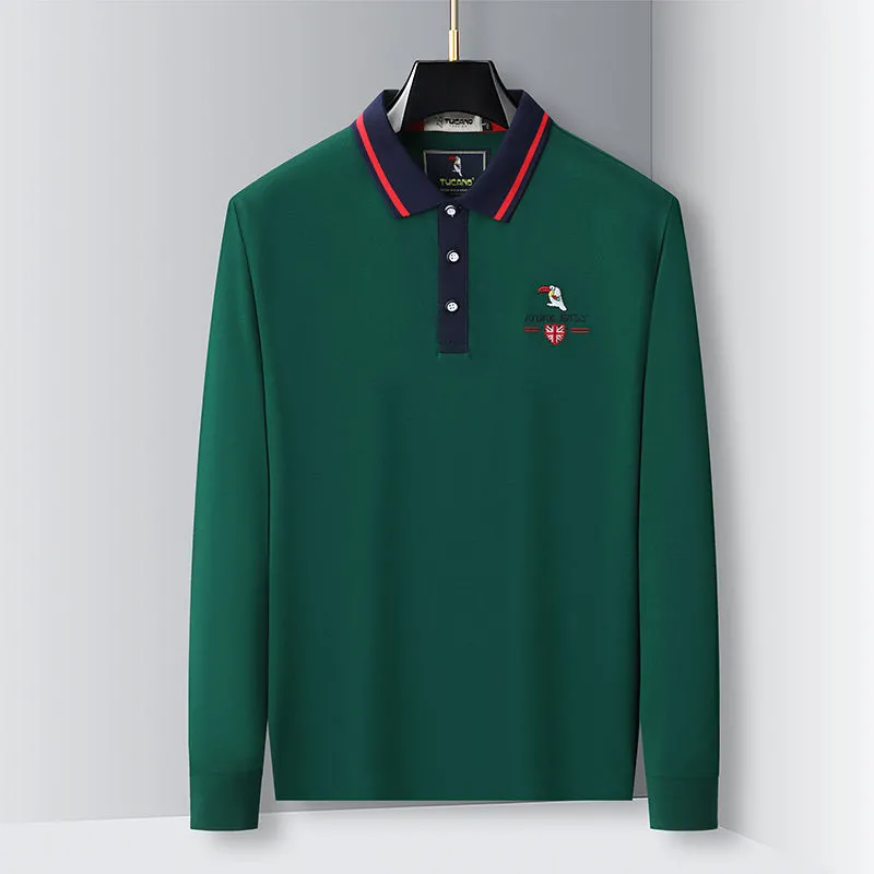 Cotton embroidered polo shirt