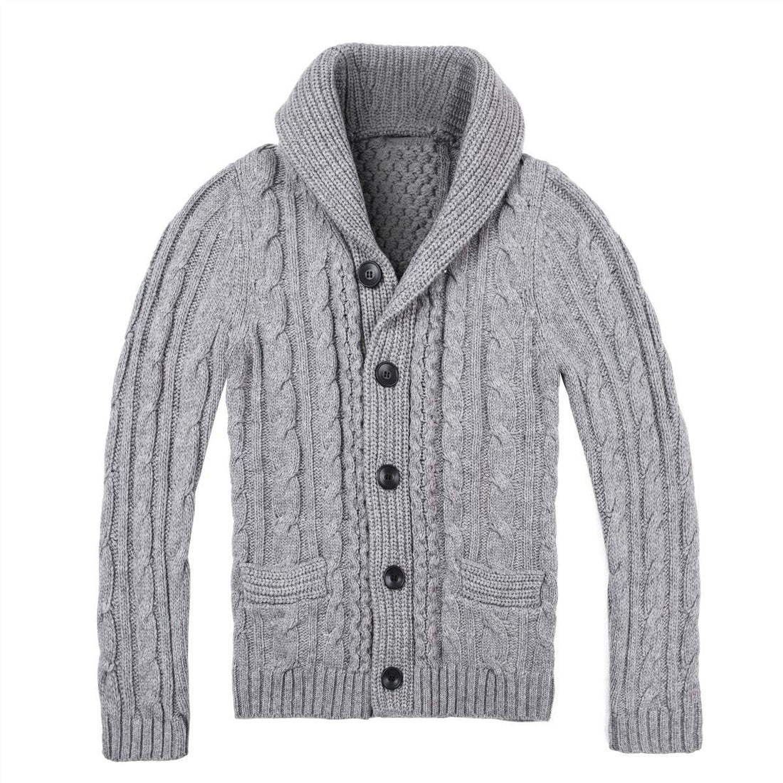 2023 Men's Single Breasted Pocket Cardigan Sweater