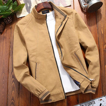 Men's Stand Collar Casual Jacket