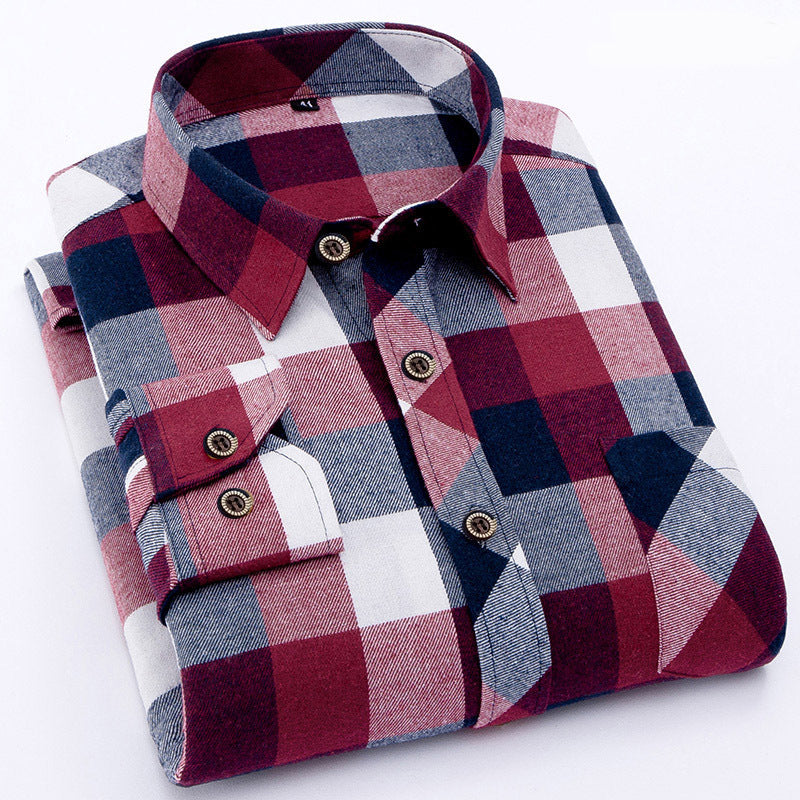 Men's casual long sleeve shirt