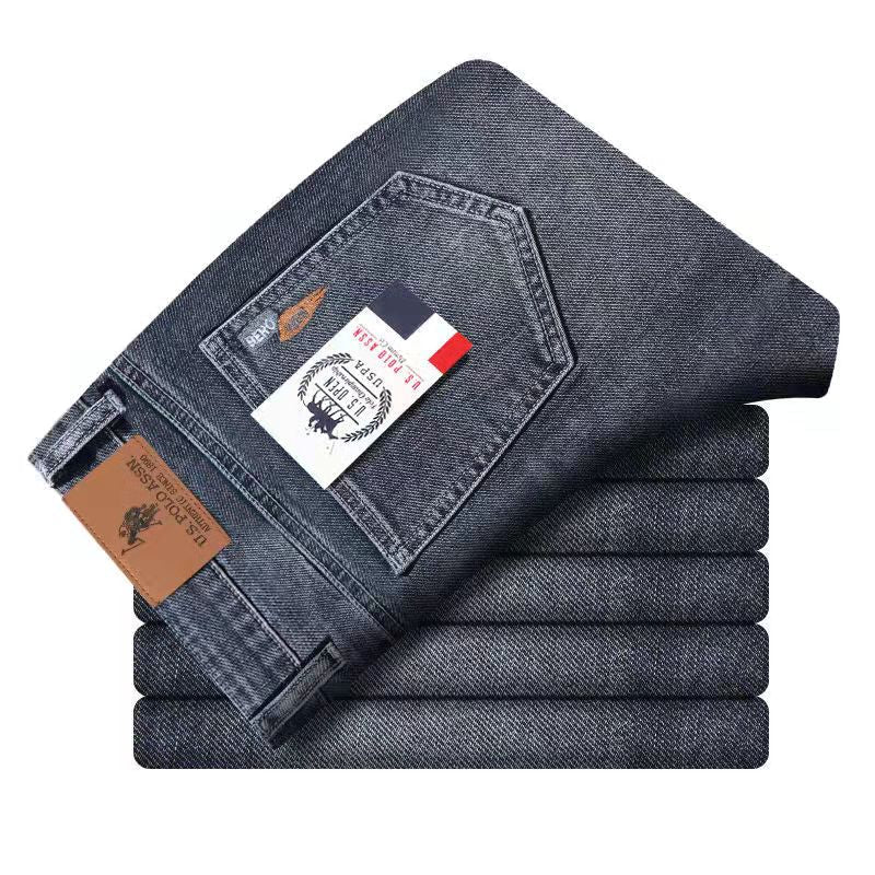 Straight Leg Casual Business Jeans