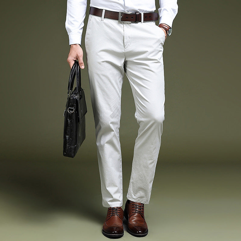 Men's Business Casual Pants Straight Leg Pants