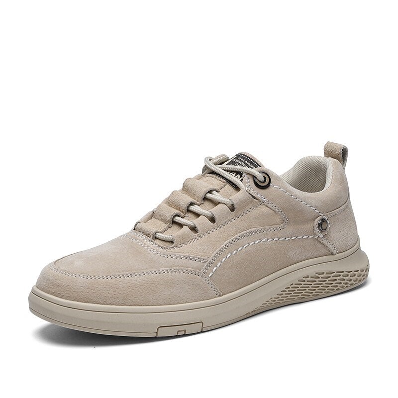 Breathable Lace-Up Casual Shoes