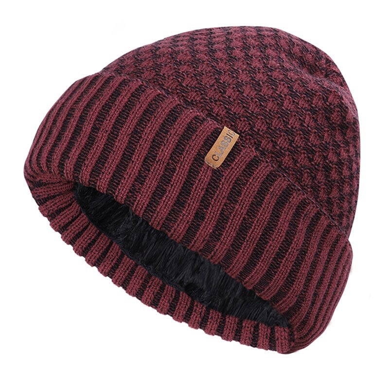 Stripped Cotton Beanie