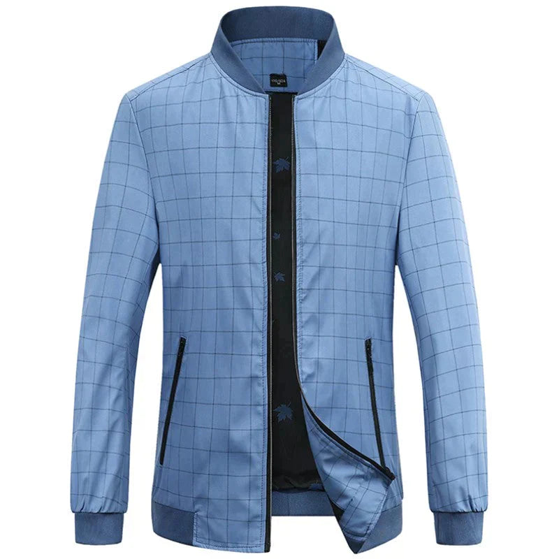 Checkered Slim Fit Jacket