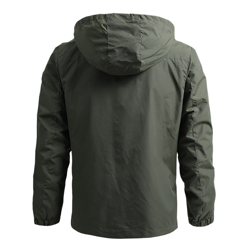 Men's Plus Size Outdoor Windproof Sports Jacket