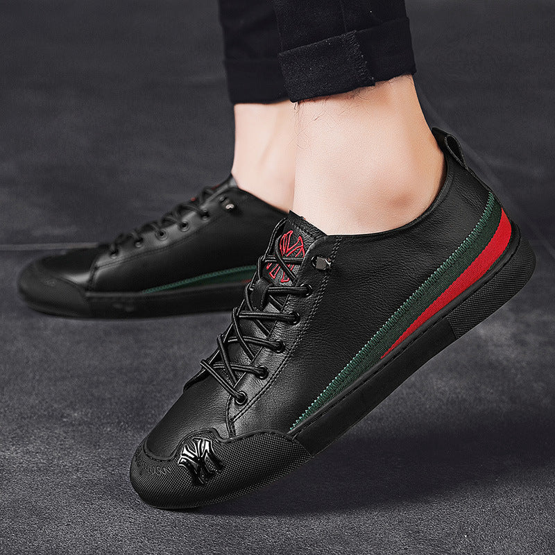 Men's Fashionable All-match Casual Leather Shoes