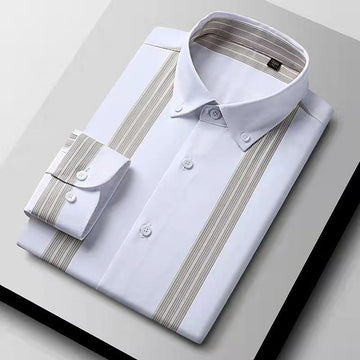 Business casual pinstripe shirt