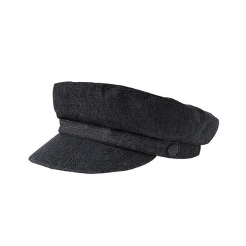 Dark Grey Denim Hemingway Hat