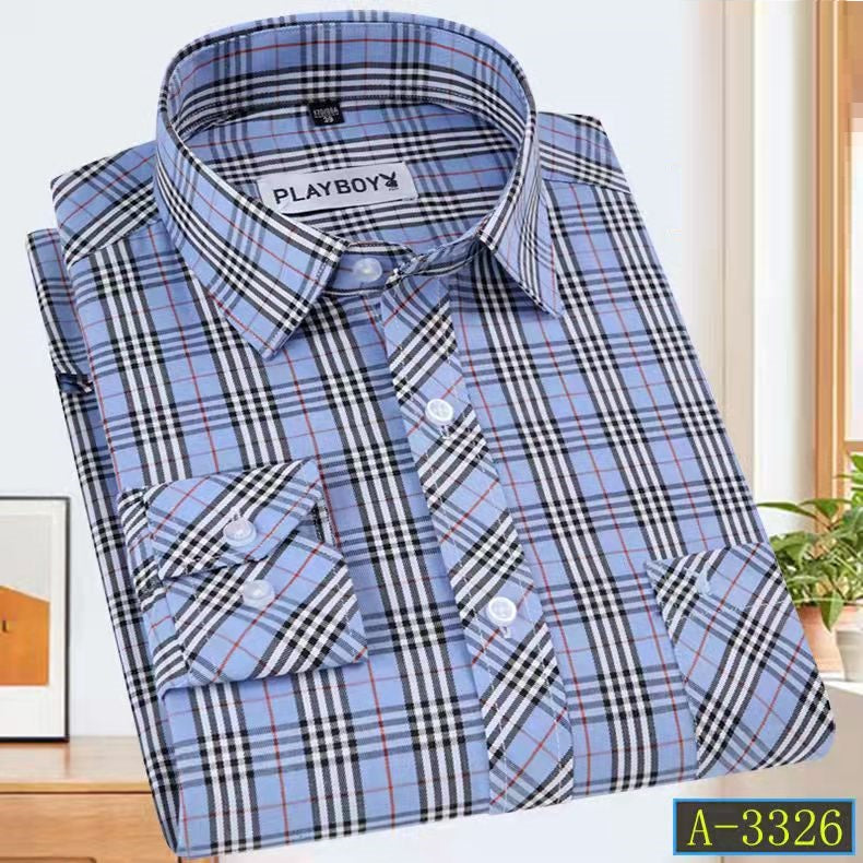 New plaid striped casual  shirt (10 colors)