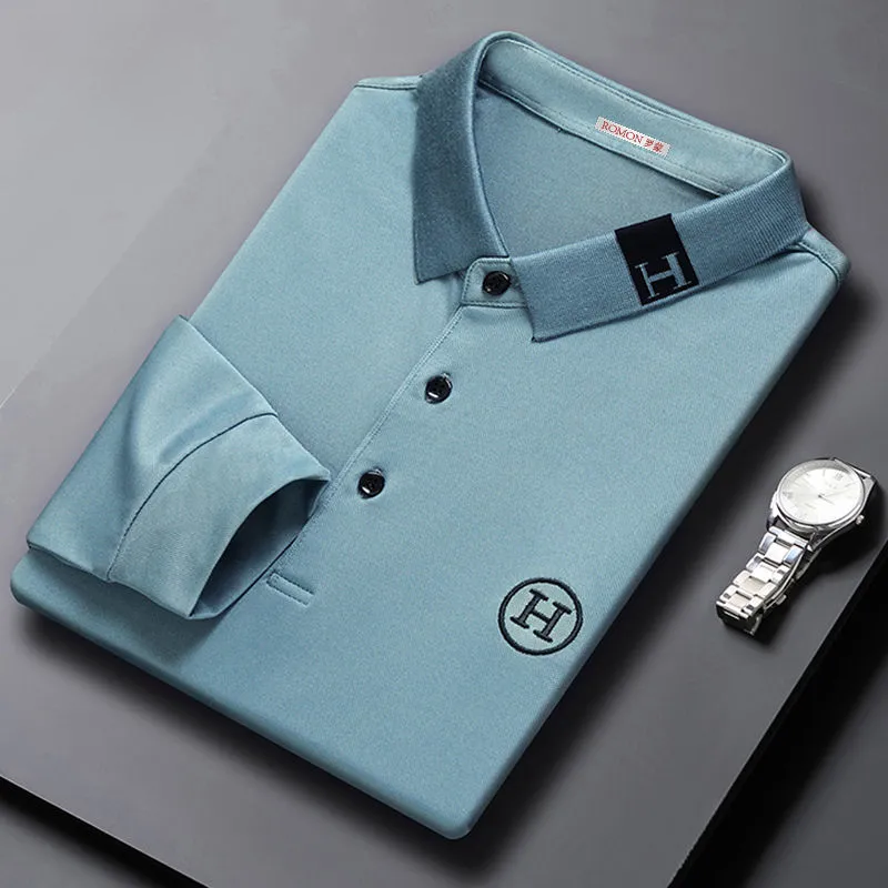 Simple lapel polo shirt