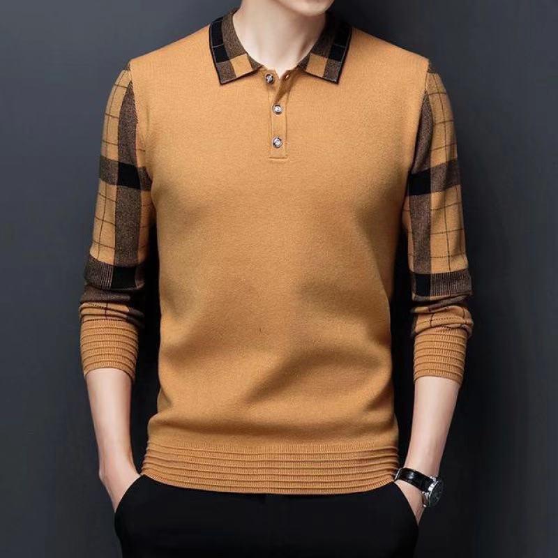 Cashmere-Blend Polo-Neck Sweater [10 Colors]