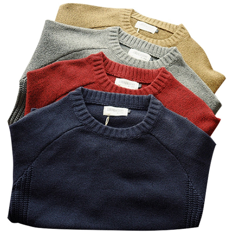 Men's Fashion Casual Loose Pullover Sweater