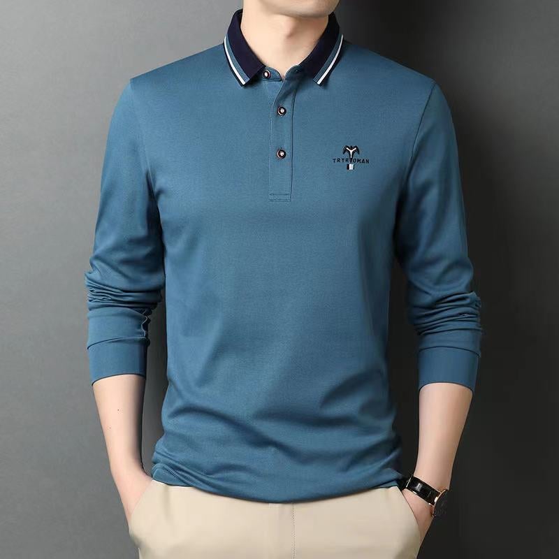 Business Casual Cotton Polo Shirt