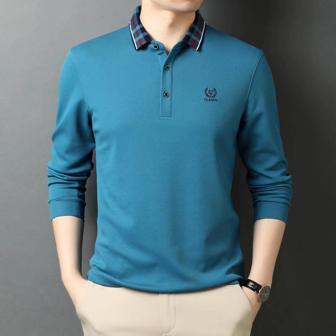 Business Casual Cotton Polo Shirt