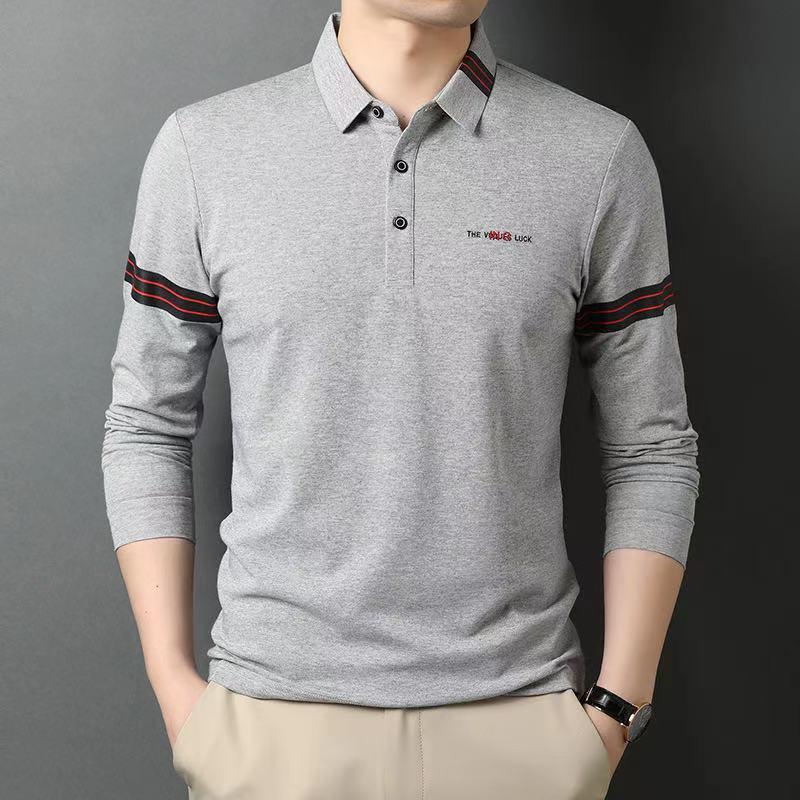 Fashion Casual Striped Polo Shirt