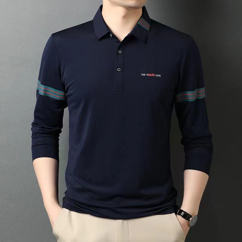 Fashion Casual Striped Polo Shirt