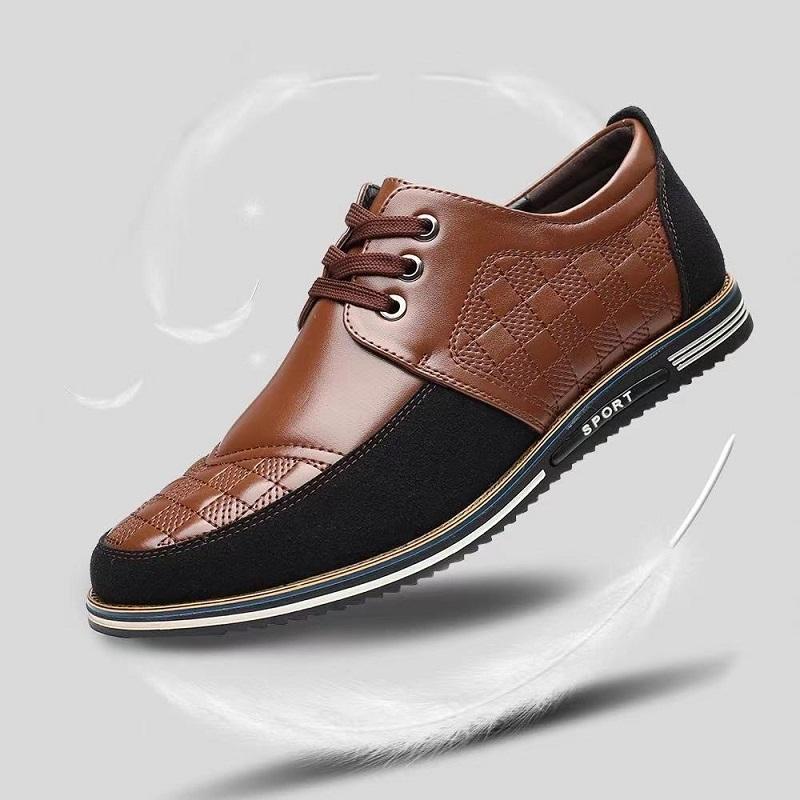 Men's All-Match Light Leather Shoes