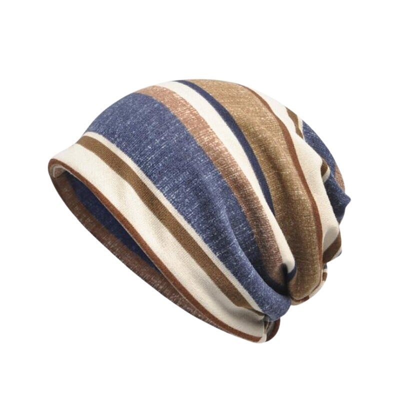 Striped Knitted Beanie