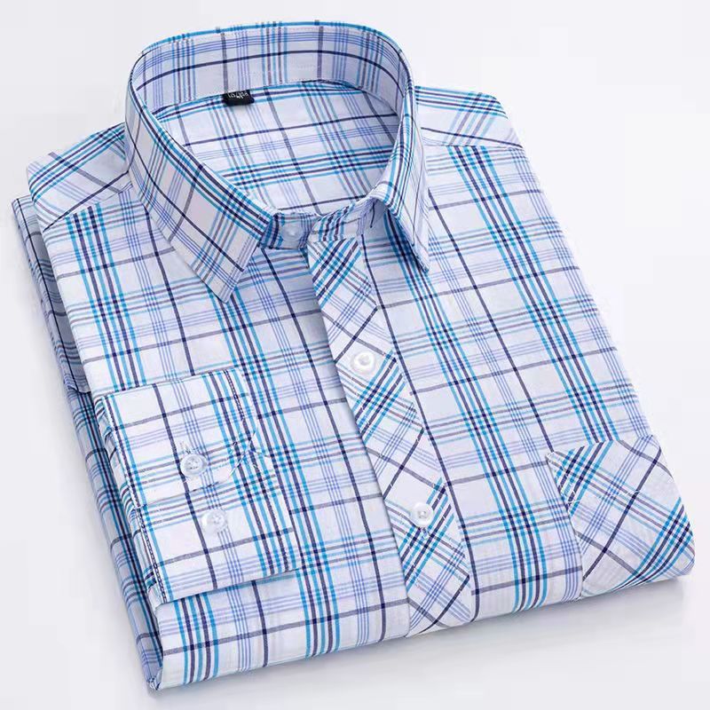 100% cotton plaid shirt