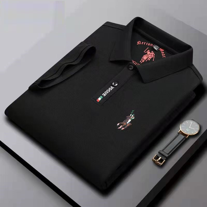 cotton embroidered polo