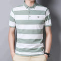 The New Striped Comfortable And Breathable Polo