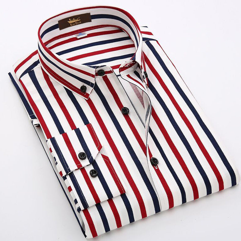 Long Sleeve Wide Stripe Shirt