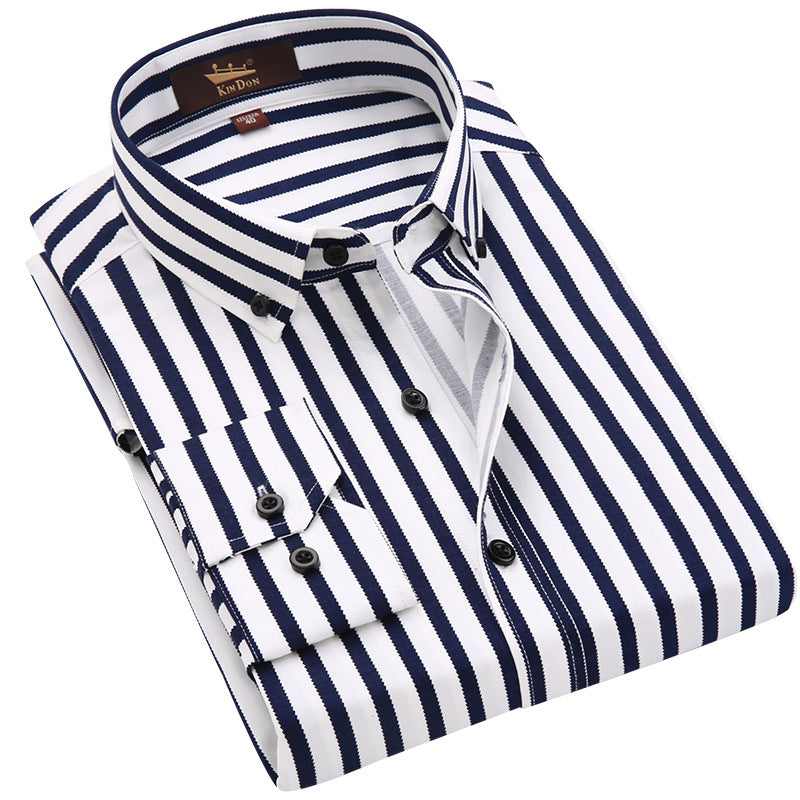 Long Sleeve Wide Stripe Shirt