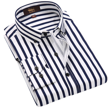 Long Sleeve Wide Stripe Shirt