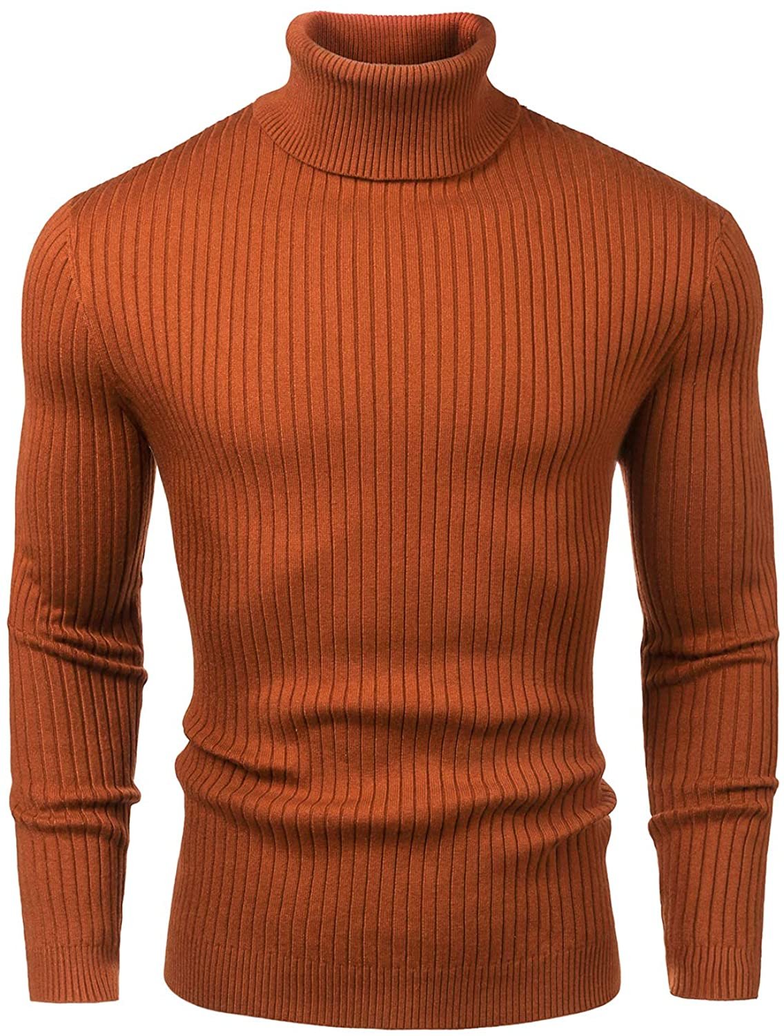 Men's Turtleneck Sweater Slim Sweater