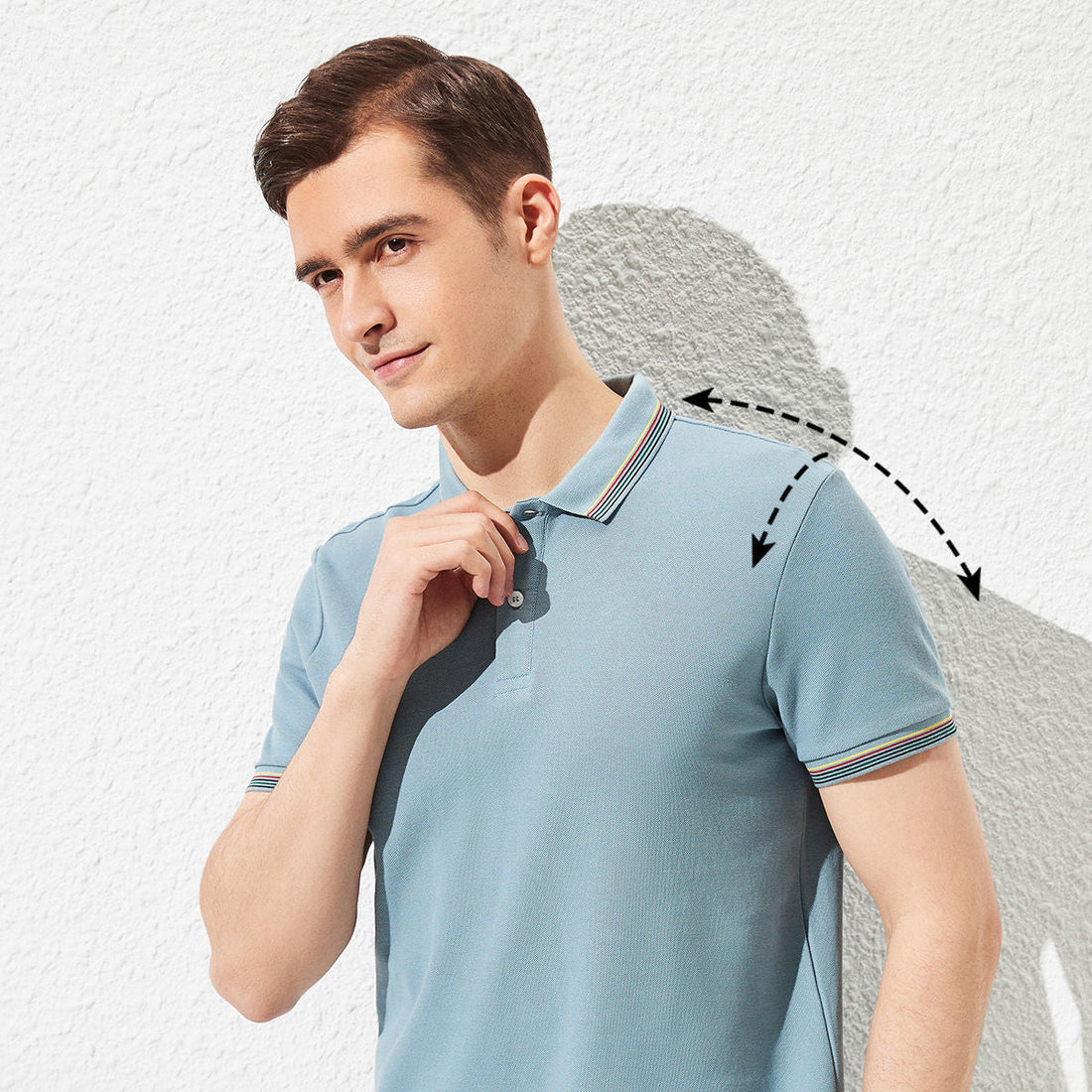 Summer Casual Light and Breathable Short-Sleeved Polo