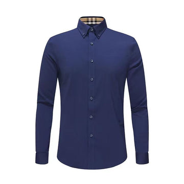 Italian solid color casual high-end business shirt