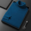 Men's Solid Color Turtleneck Sweater