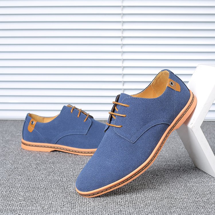 2022 Suede Men's Plus Size Casual Shoes