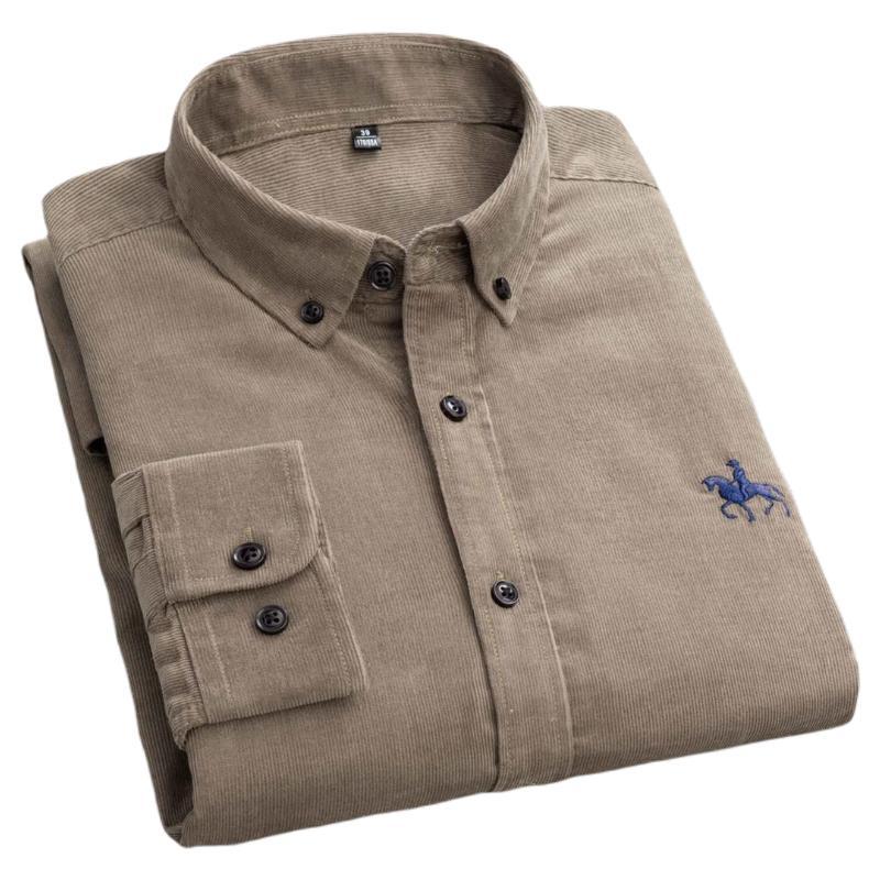 98% Cotton Men's Fall Corduroy Shirt [7 Colors]