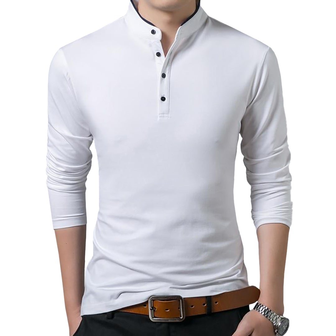 Polomano™ Buttoned Collar Polo Shirt