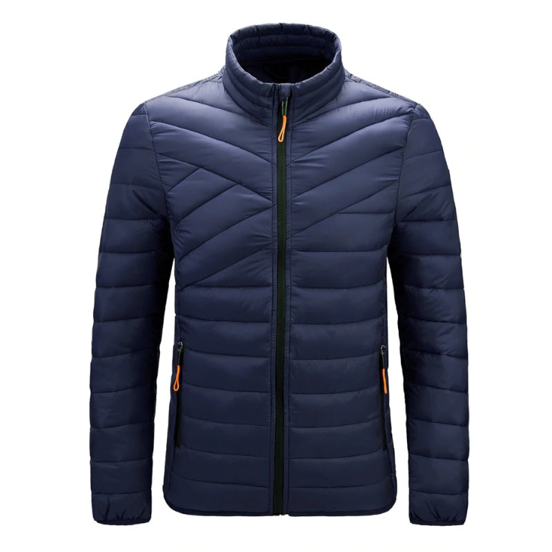 Light Padded O-Neck Jacket