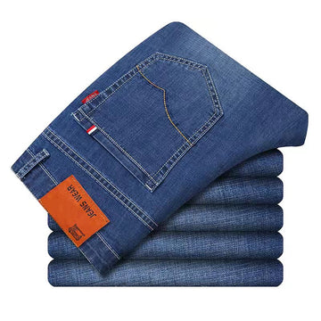 COTTON STRETCH STRAIGHT JEANS