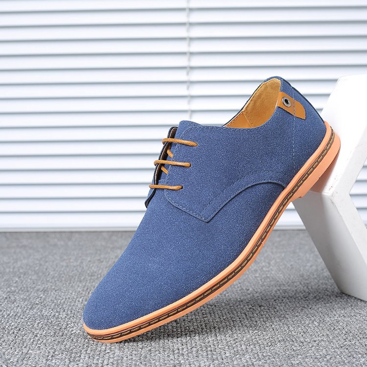 2022 Suede Men's Plus Size Casual Shoes