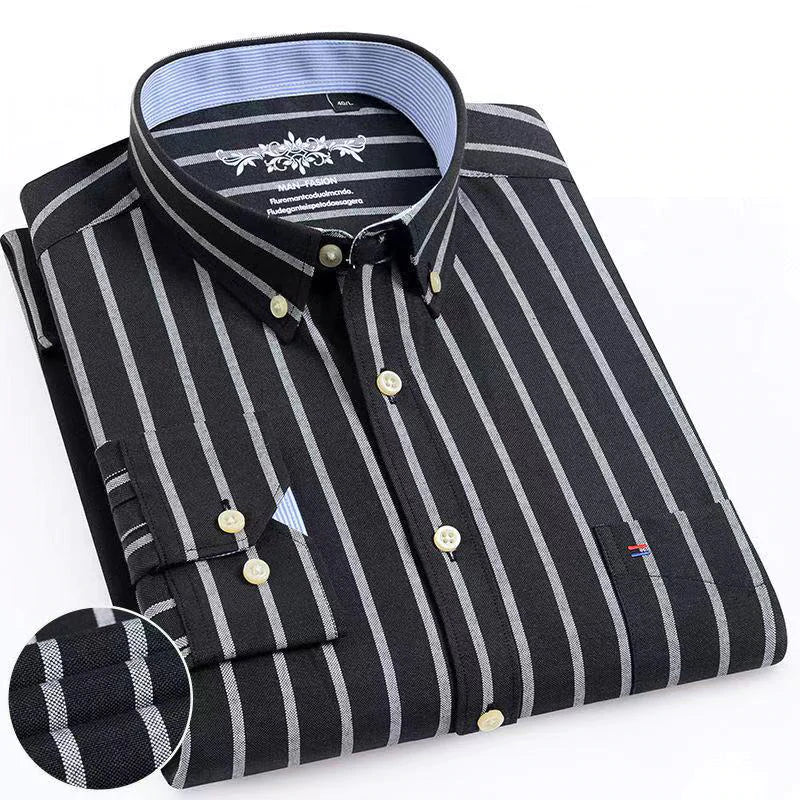 Men's Cotton Fashion Striped Shirt