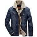 Winter Fleece-Lined Denim Jacket