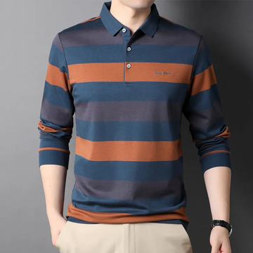 Men's Long Sleeve Fall Winter Polo