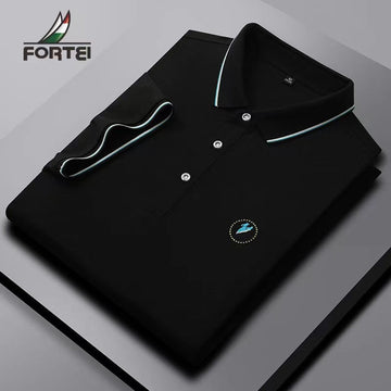 New short sleeve embroidered polo shirt