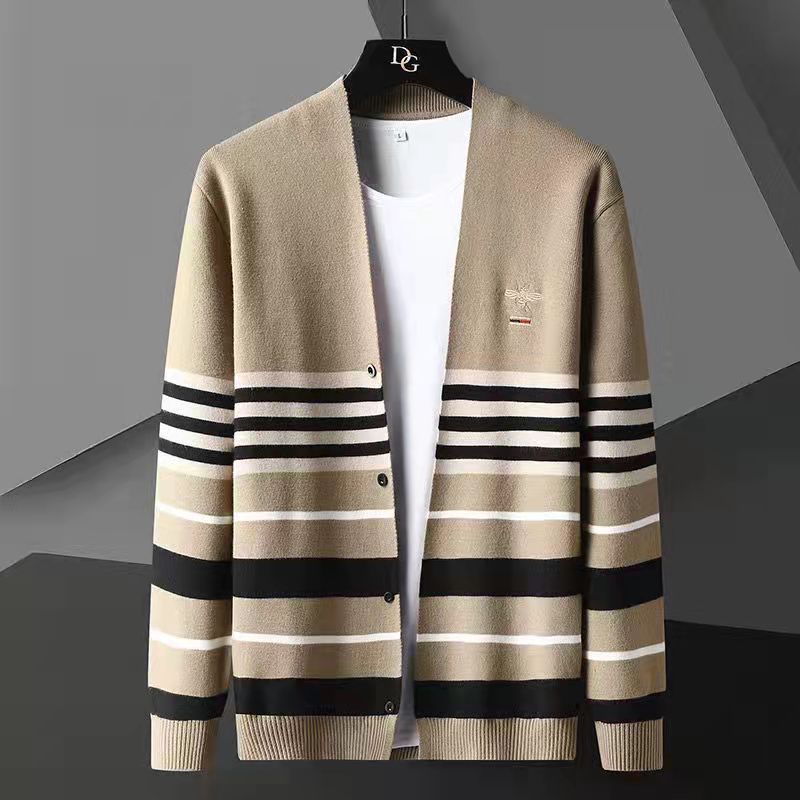 Classic striped cardigan