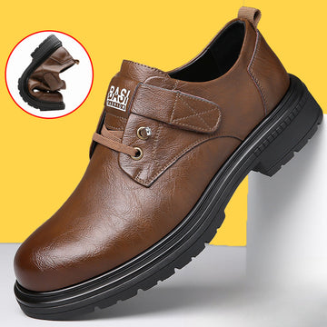 Men's Retro Trendy Versatile Casual Leather Shoes