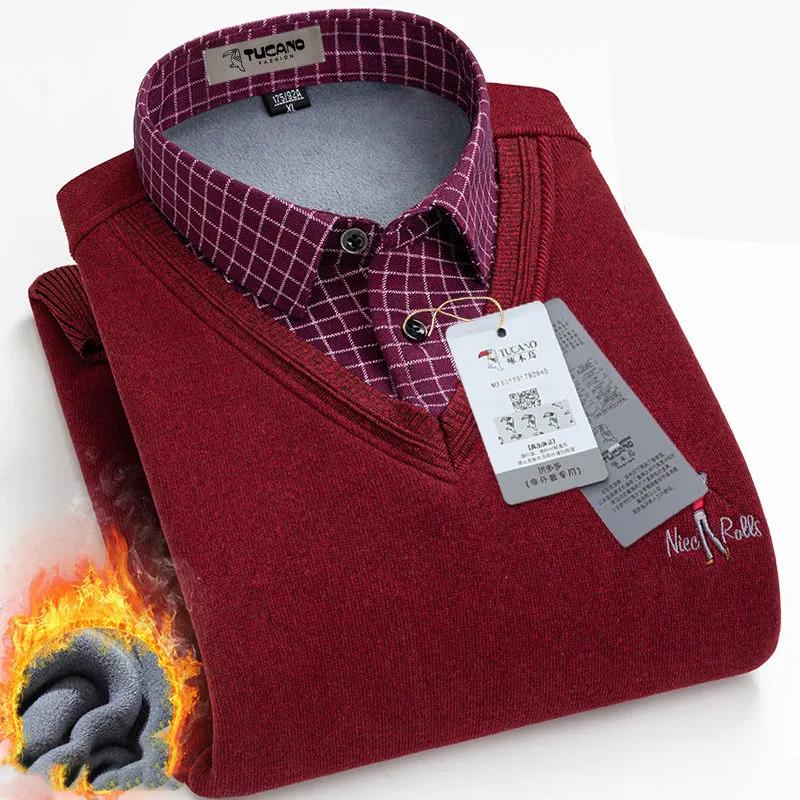 Men's classic plus fleece sweater