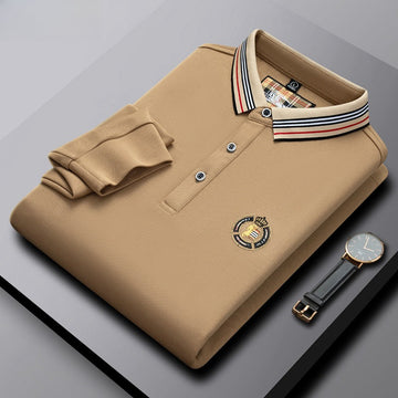 Men's Embroidered Fashion Business Polo Shirt